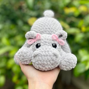 hippo crochet pattern, amigurumi hippo pattern, cute hippo pattern, crochet hippo pattern, low sew crochet pattern, low sew hippo, market makes, cute animal crochet pattern, animal amigurumi, summer crochet pattern, aqcrochets