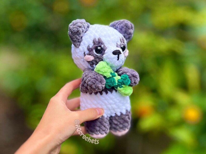 bear crochet pattern, amigurumi bear, panda crochet pattern, amigurumi panda, polar bear crochet pattern, amigurumi panda bear, low sew crochet pattern, bears holding things crochet pattern, crochet bear holding bee, crochet panda holding bamboo, crochet polar bear holding ice cream, cute bear pattern