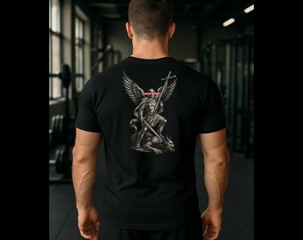 Fear No Evil Christian Workout Shirt | Tactical Tri-Blend Gym Tee