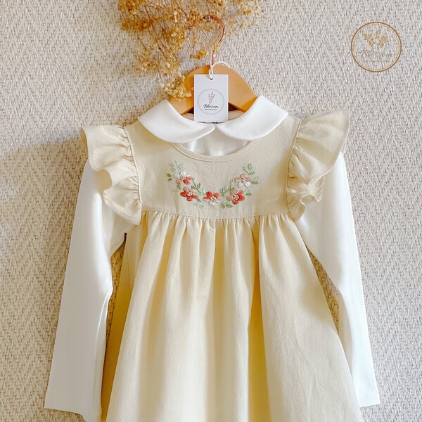 Cream Toddler Dress Etsy