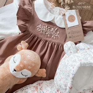 brown tea party dress Brown [Baker Street Tea Party] Short Sleeves High Waisted Print Ruffle Embroidery Cardigan Bowknot Lace-Up Classic Vintage Princess Lolita Dress main image 0