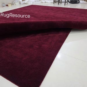 8x10 green area rug -Modern Abstract solid plain Rug handmade green rug for livingroom bedroom hall 9x12 10x14 12x15. deep wine