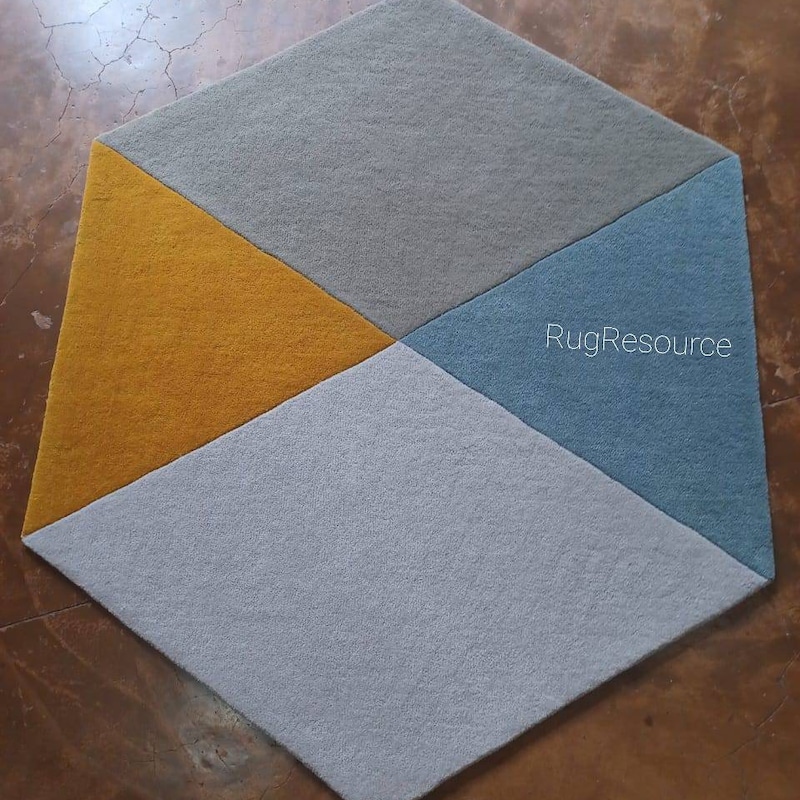 Hexagonal Rug - Etsy