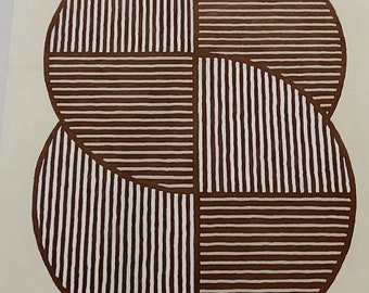 Modern abstract rug handmade brown rug   tufted brown wool rug contemporary rug 100% woolen area rug for living room bedroom hall 6x9 9x12 .
