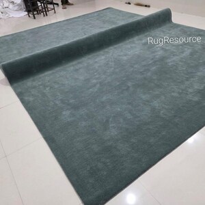 8x10 burgandy area rug -Modern Abstract solid plain Rug For LivingRoom Bedroom can be customize in any size and color image 12