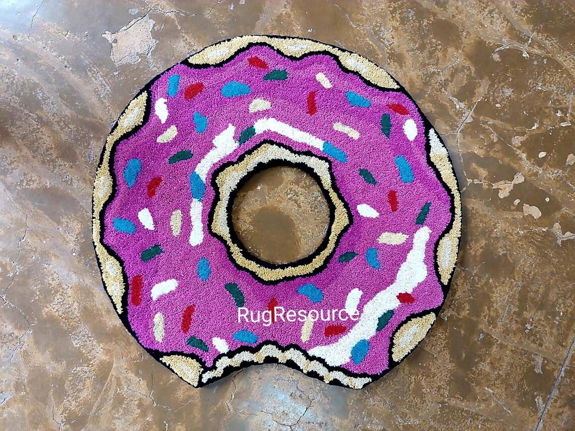 Handmade Tufted Donut Rug for Living Room, Bedroom Kidsroom,house ...