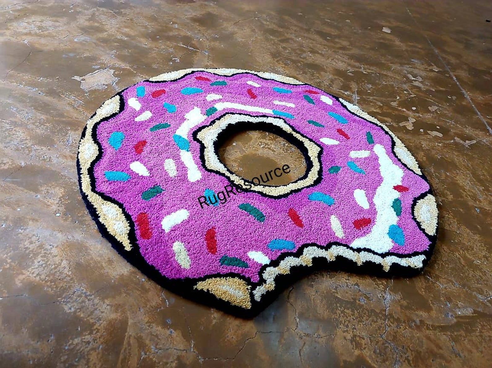 Handmade Tufted Donut Rug for Living Room, Bedroom Kidsroom,house ...