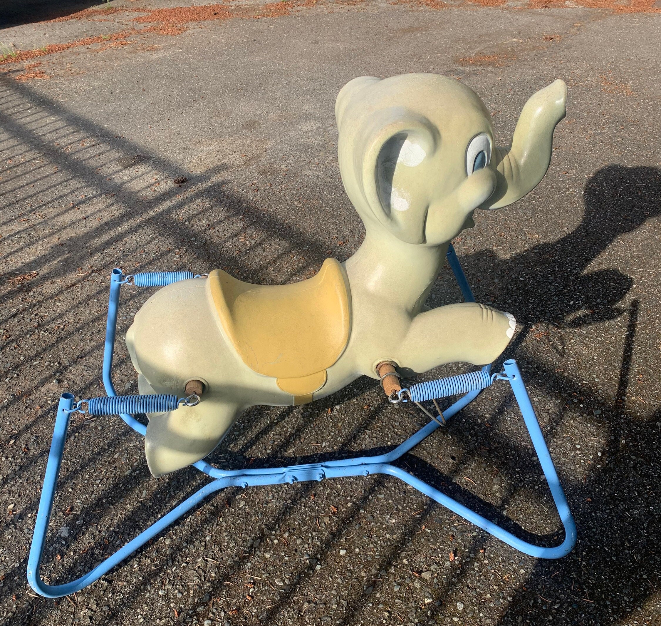 Vintage Ollie the Elephant Rideon Toy Etsy