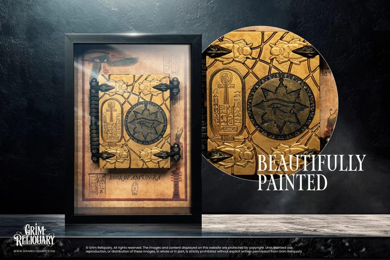 Book of Amun-Ra Display - Grim Reliquary