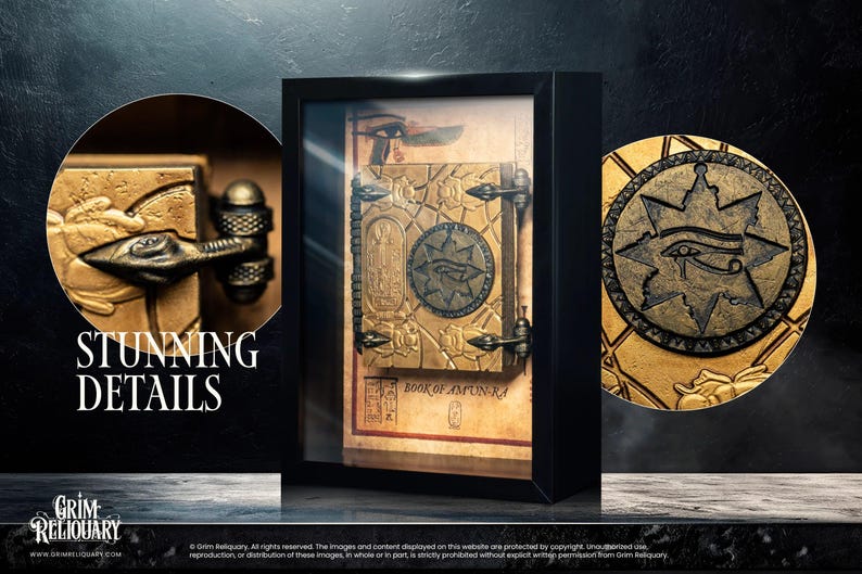 Book of Amun-Ra Display - Grim Reliquary