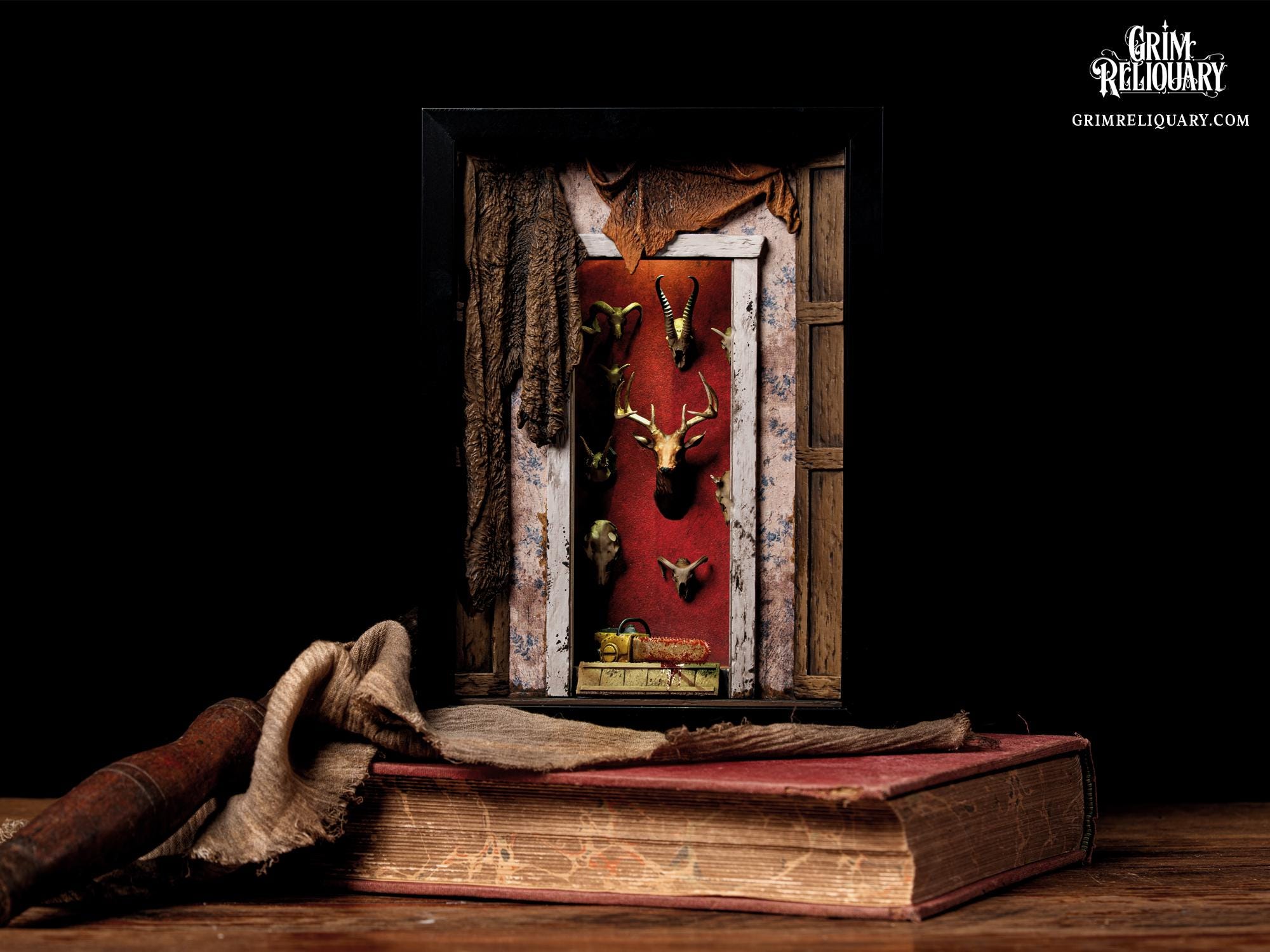 Leatherface Door Framed Diorama - Etsy