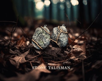 Stone Talisman Earrings