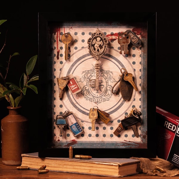 Requiem Key Collection – Handgemaakte ingelijste muurkunst