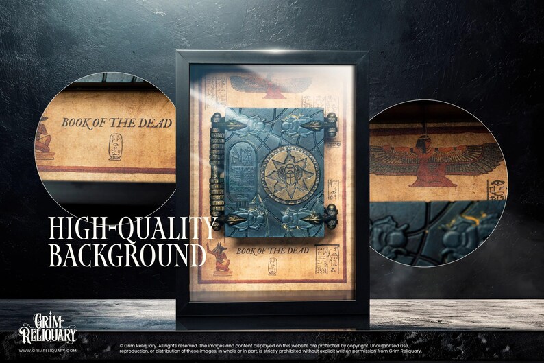 Book of the Dead Display - Grim Reliquary