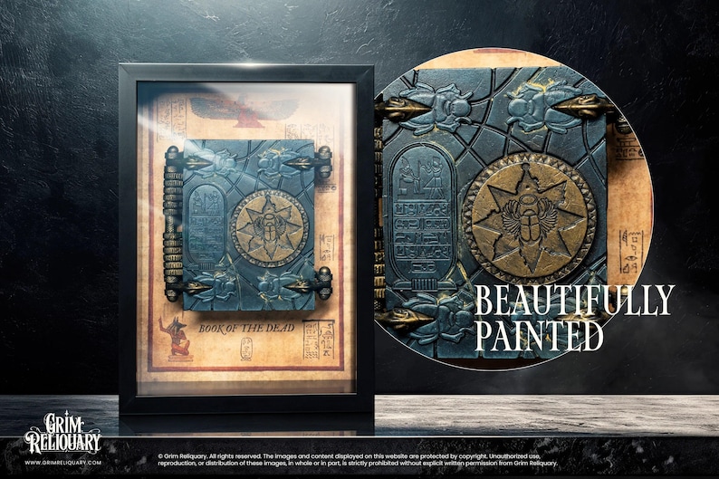 Book of the Dead Display - Grim Reliquary