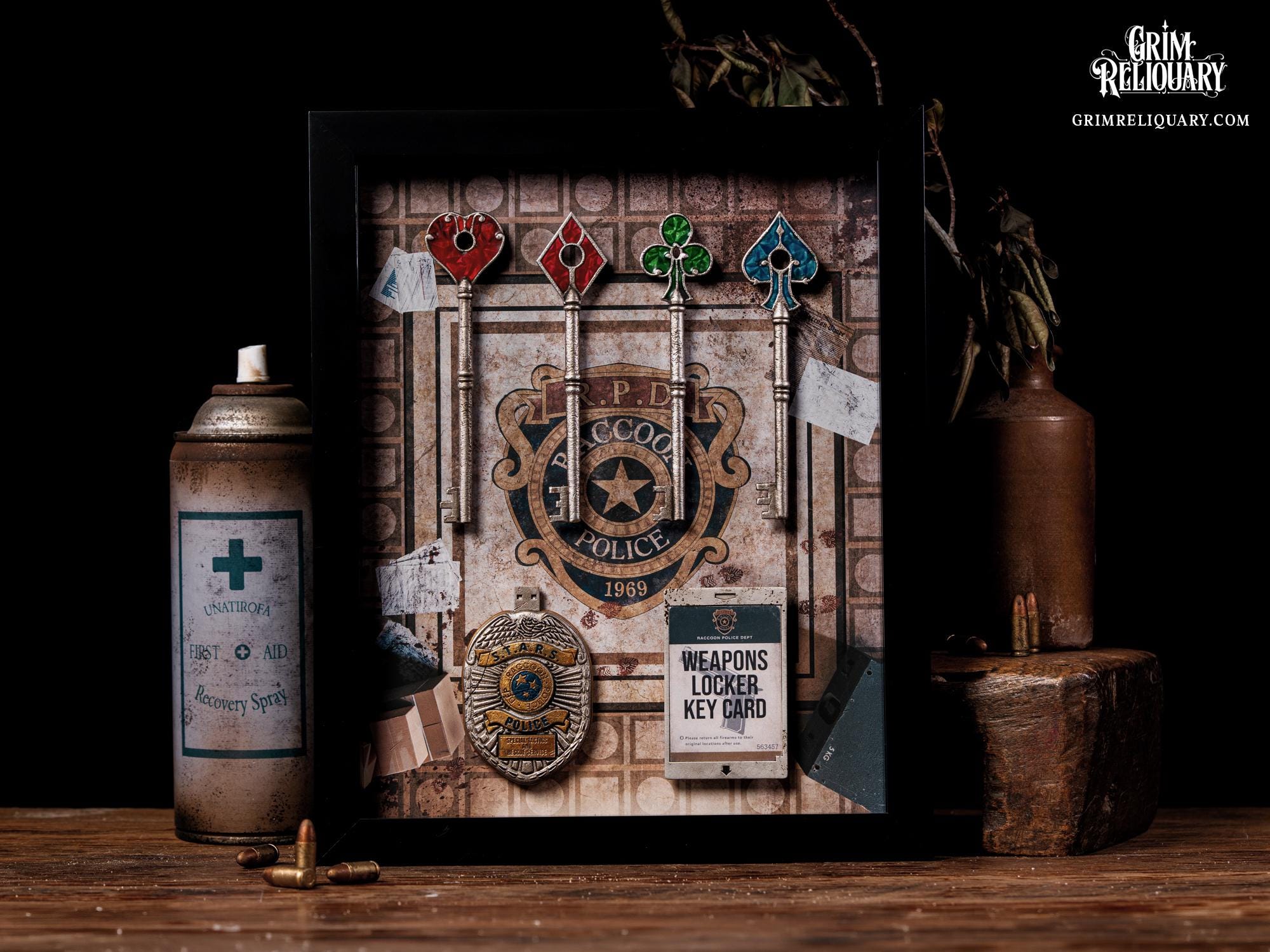 R.P.D. キーコレクション額装展示 - Etsy 日本