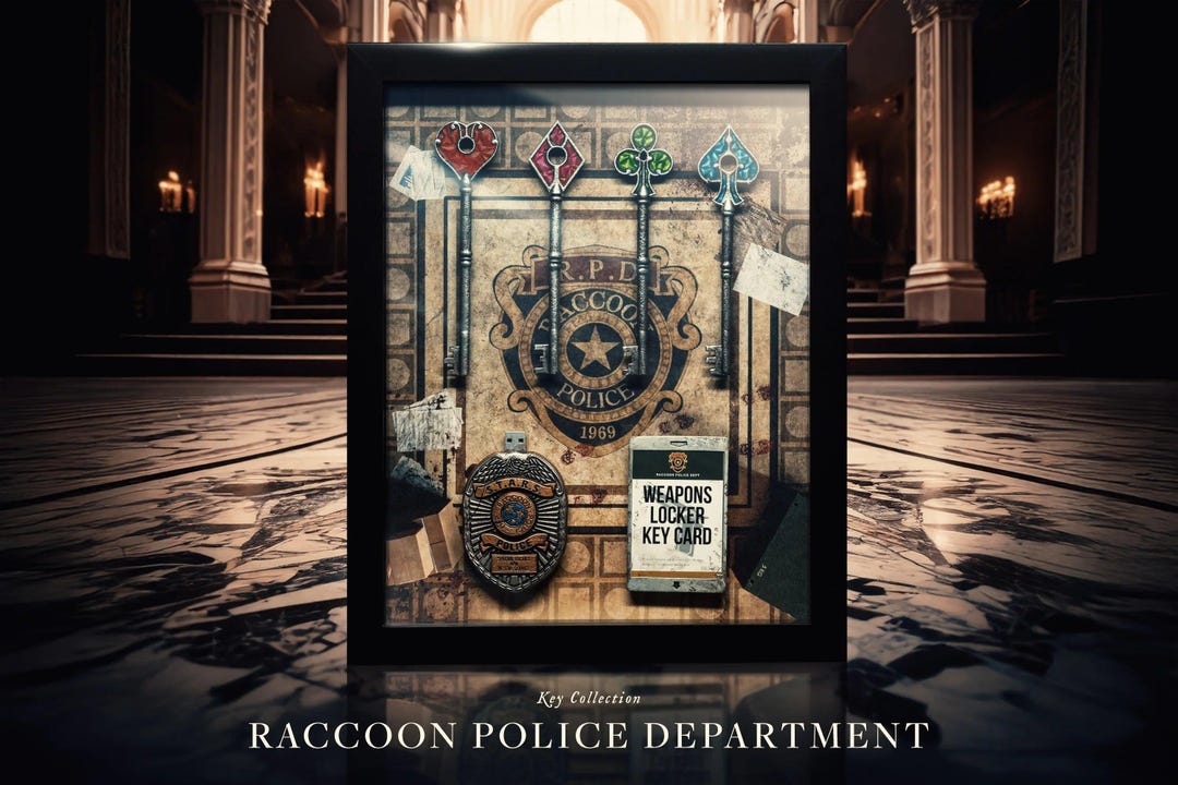 Portachiavi Resident Evil: Ciondolo Acrilico Satinato Leon E - Foto 3