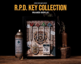 R.P.D. Key Collection Framed Display