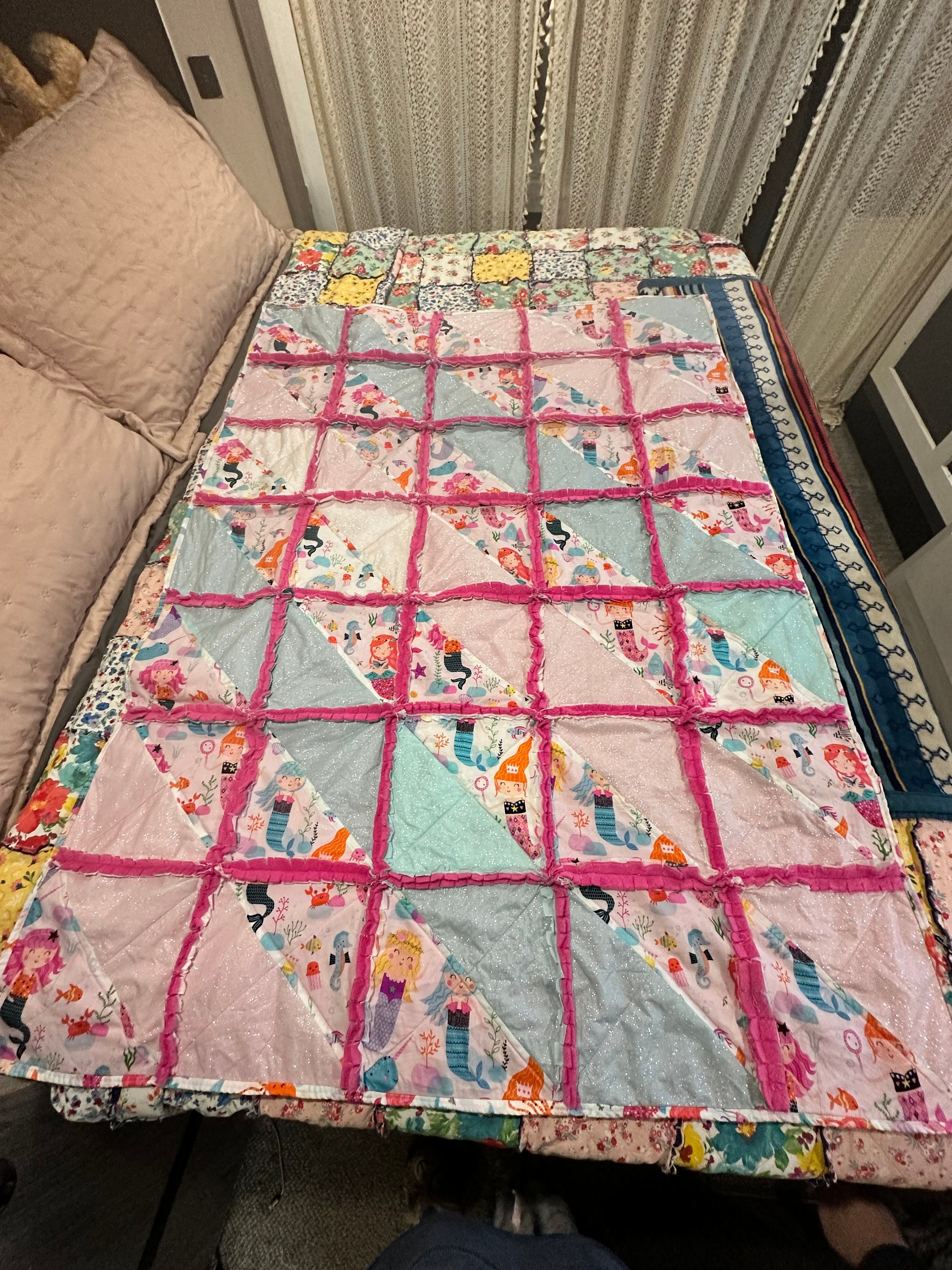 Custom Rag Quilts - Etsy