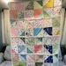 Broken Dishes Rag Quilt, Triangle Rag Quilt, Rag Quilt - Etsy