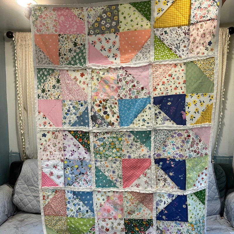 Rag Quilt - Etsy