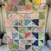 Broken Dishes Rag Quilt, Triangle Rag Quilt, Rag Quilt - Etsy