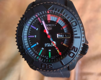 SEIKO 7S26-0020 SKX011J2 Automatic Orange Dial Men's Diver's Watch