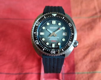 Orologio Diver automatico assemblato stile mini Turtle in titanio 42 mm
