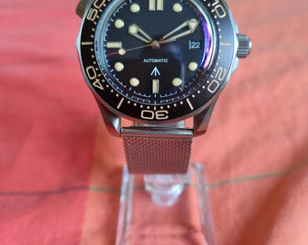 Orologio Diver automatisch gemonteerde stijl Seamaster in titanium 42 mm