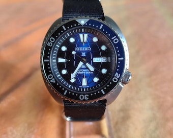 Orologio Diver automatisch gemonteerde stijl Turtle