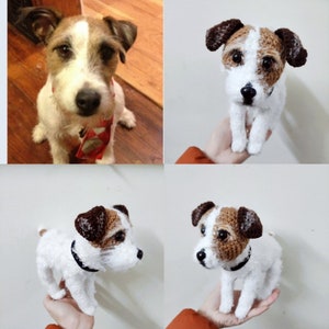 Custom Crochet Dog,Custom Stuffed Dog,  Custom Stuffed Animal, Personalized Pet Gift, Pet Memorial, Pet Stuffed Animal