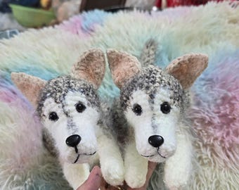 カスタムかぎ針編み犬：パーソナライズされたペットメモリアル、ぬいぐるみ
