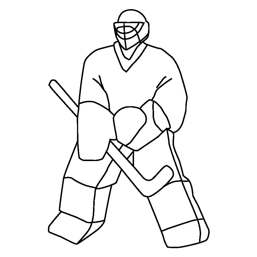 39 Hockey Coloring Pages - Instant Download - Printable PDF - Etsy