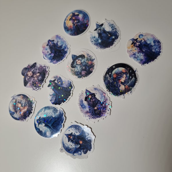 Hexen Sticker Holografisch