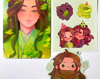 MXTX / SVSSS / Scum Villain - Photocard and Sticker Set