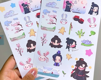 MDZS / The Untamed / Mo Dao Zu Shi Chibi Planner Sticker Sheet
