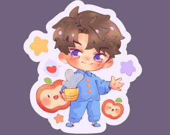 Love and Deepspace - Slumber Party Caleb Waterproof Sticker