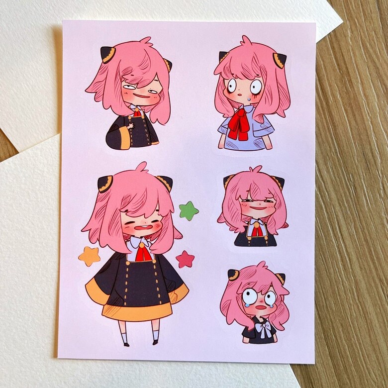 Chibi Sticker Sheet - Etsy