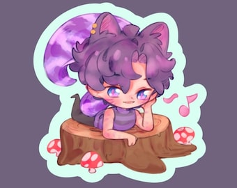 Love and Deepspace - Cheshire Cat Rafayel Waterproof Sticker