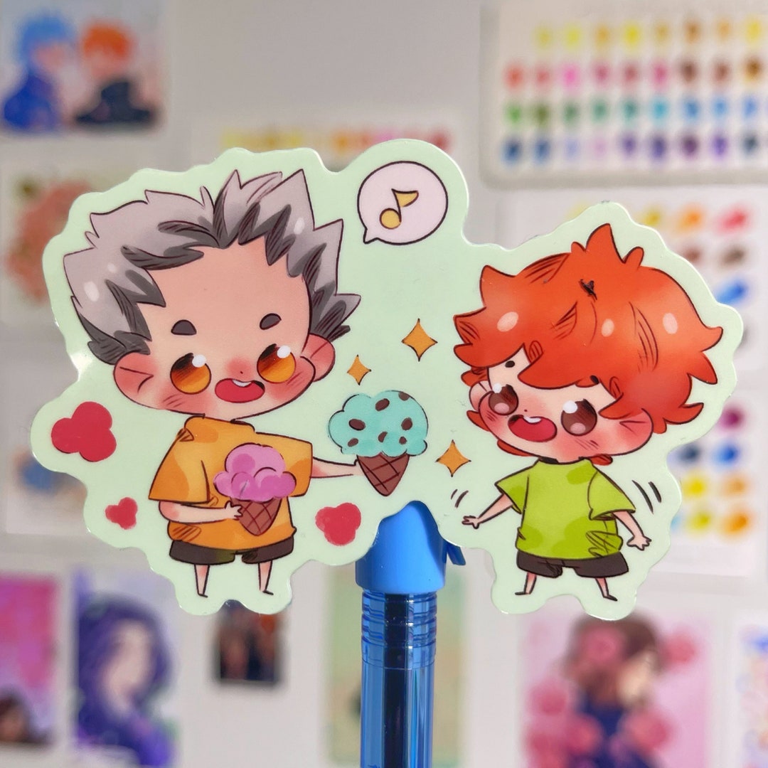 Chibi Anime Sticker - Etsy