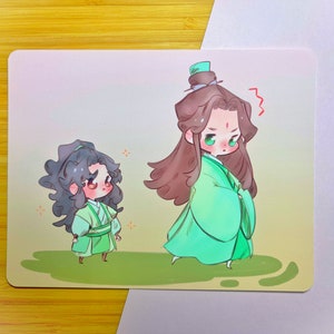 MXTX / SVSSS / Vilão da Escória - Shen Qingiu e Little Binghe Art Print
