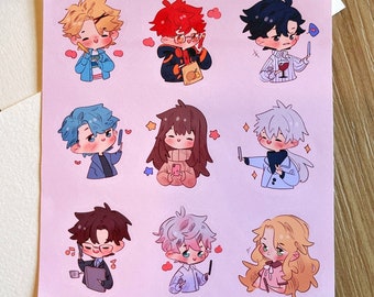 Mystic Messenger Sticker Sheet