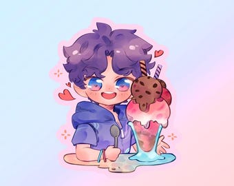 Love and Deepspace - Sundae Rafayel Waterproof Sticker