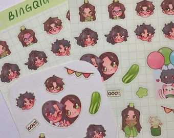 SVSSS / Scum Villain - BingQiu Sticker Sheet