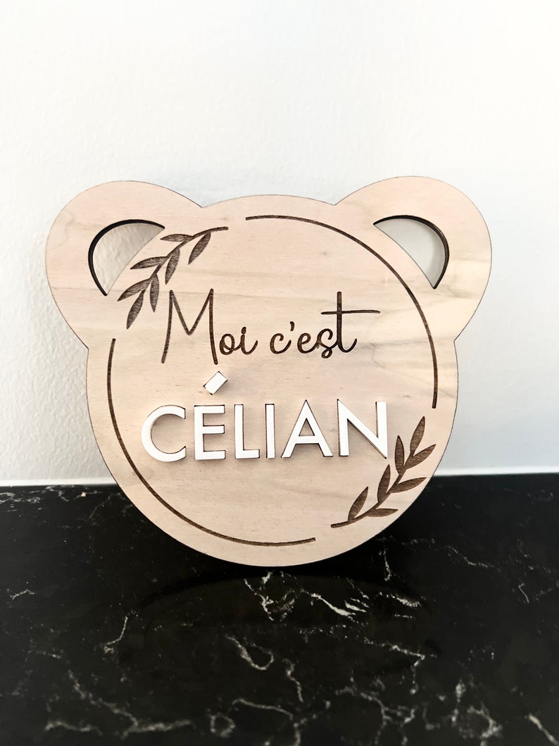 Carte bienvenue bébé avec ou sans Lot de Cartes Étapes en Bois pour Bébé - Personnalisables pour Immortaliser les Premiers mois de Bebe image 7
