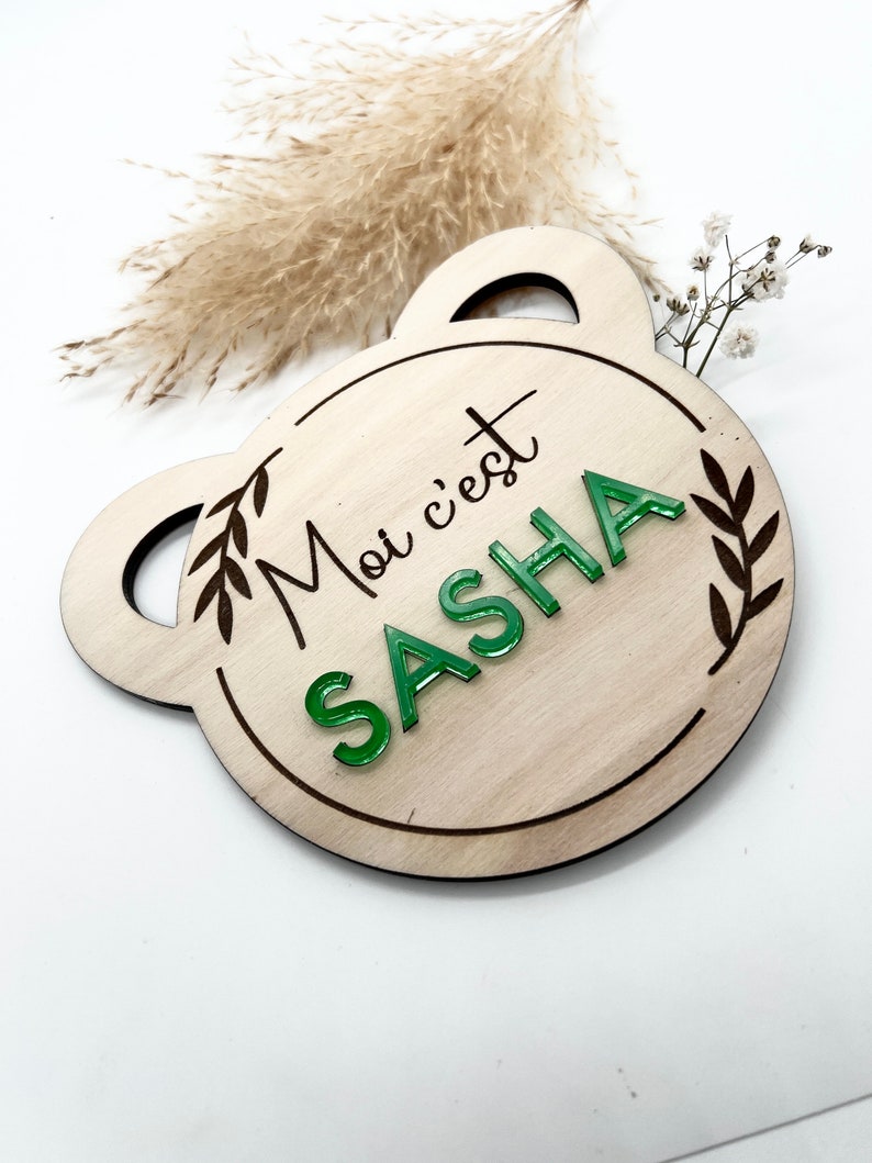 Carte bienvenue bébé avec ou sans Lot de Cartes Étapes en Bois pour Bébé - Personnalisables pour Immortaliser les Premiers mois de Bebe image 9