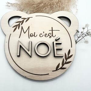 Carte bienvenue bébé avec ou sans Lot de Cartes Étapes en Bois pour Bébé - Personnalisables pour Immortaliser les Premiers mois de Bebe image 8