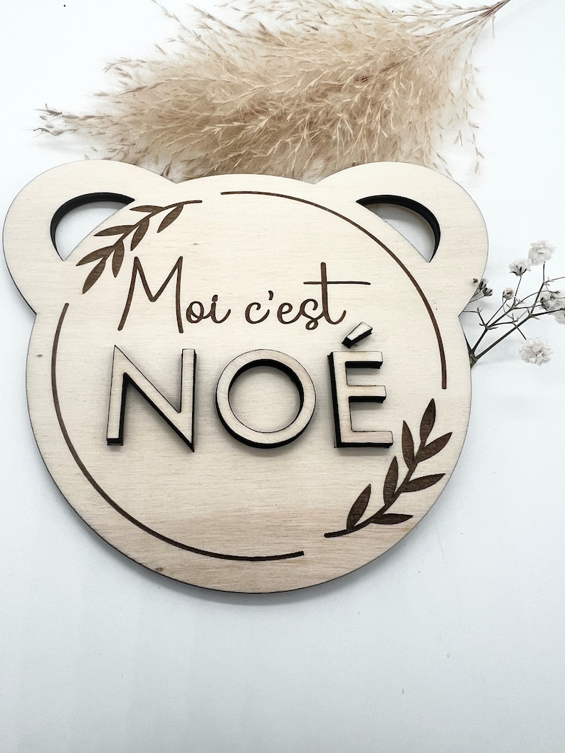 Carte bienvenue bébé avec ou sans Lot de Cartes Étapes en Bois pour Bébé - Personnalisables pour Immortaliser les Premiers mois de Bebe image 8