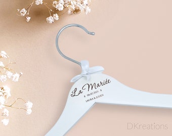 Personalized Wooden Hanger for Wedding - Keep a Memory of Your Special Day