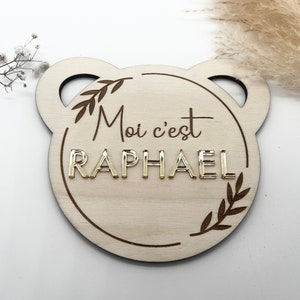 Carte bienvenue bébé avec ou sans Lot de Cartes Étapes en Bois pour Bébé - Personnalisables pour Immortaliser les Premiers mois de Bebe image 10
